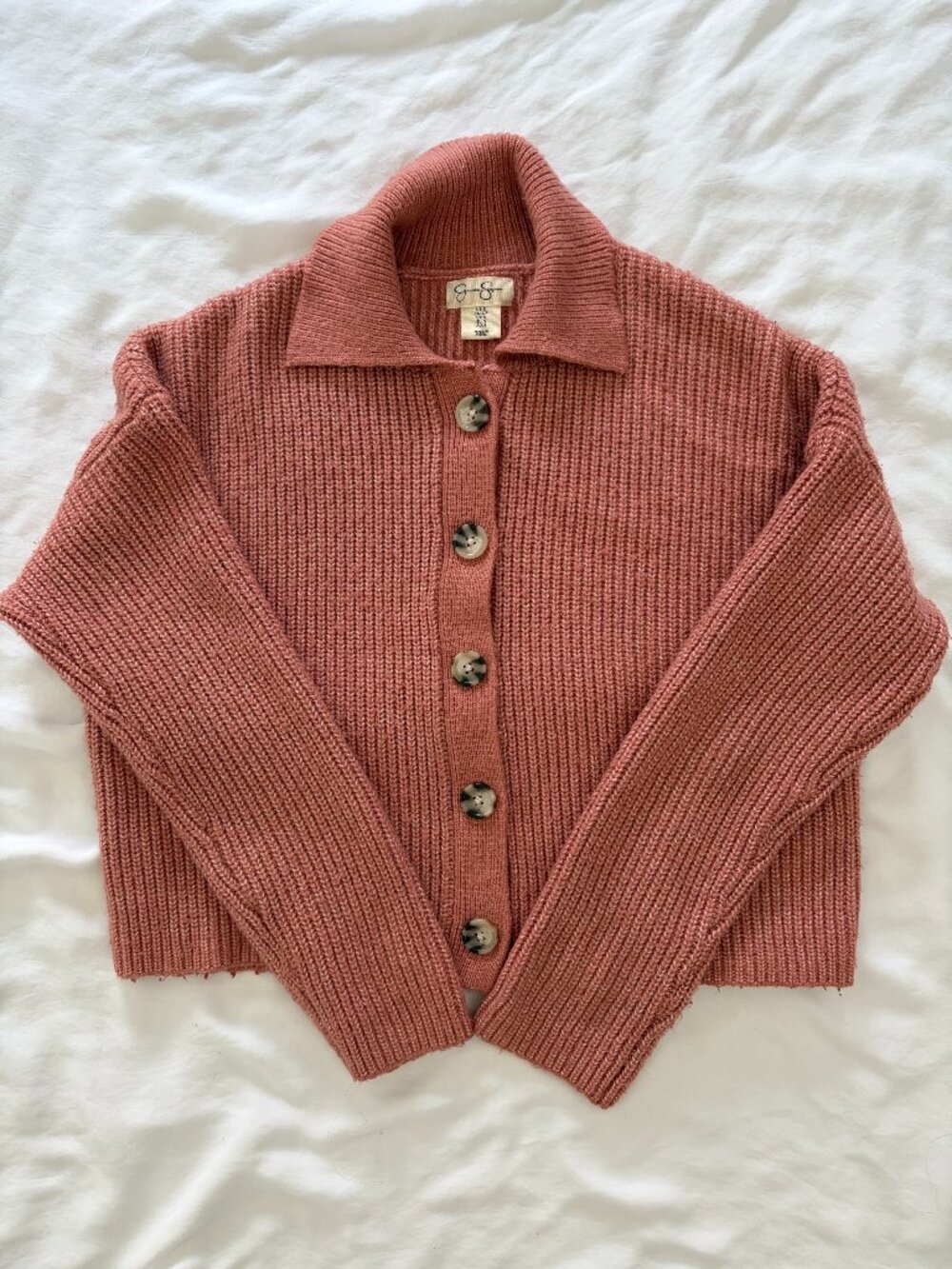 Small Pink Cardigan Sweater